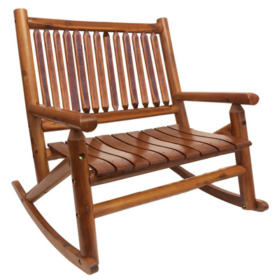 Stain Porch DBL Rocker