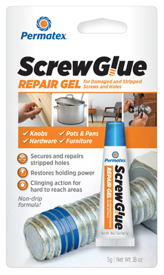 ScrewGlue Repair Gel, 5 gm.