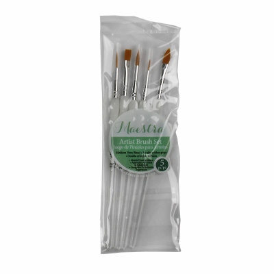 5PC GLD Art Brush Set