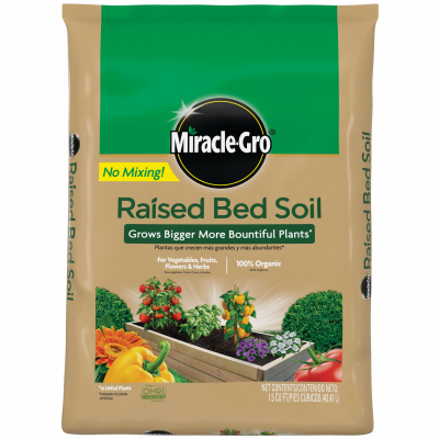 Miracle Grow Raised Bed Soil 1.5C