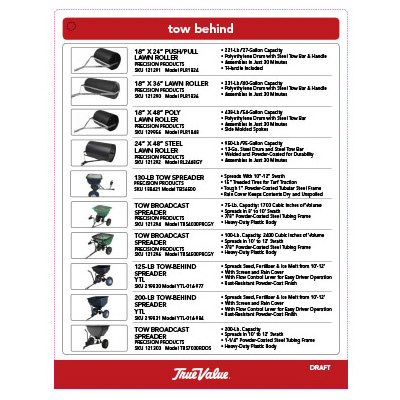 Tow Behind Unit POP Kit