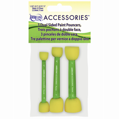 3PK Paint Pouncer Brush