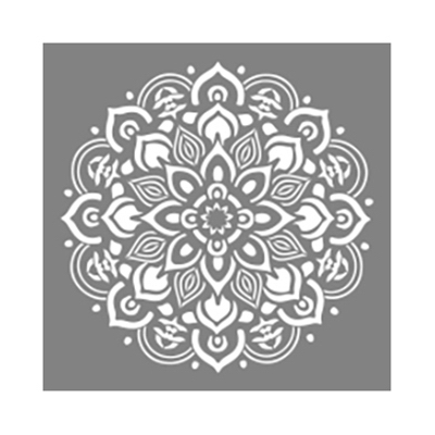 12x12 Mandala Stencil