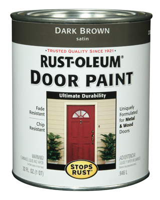QT Dark Brown Satin Door Paint