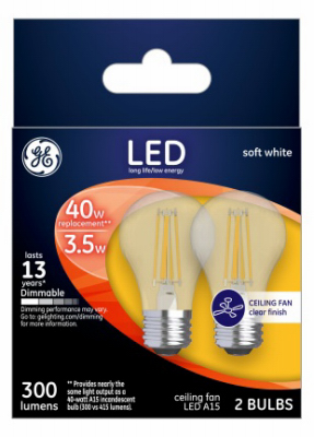 GE2PK 3.5W LED Fan Bulb