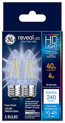 GE2PK 3.2W LED Rev Bulb