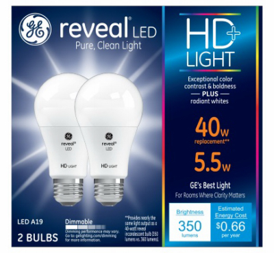 GE2PK5.5W LED Rev Bulb