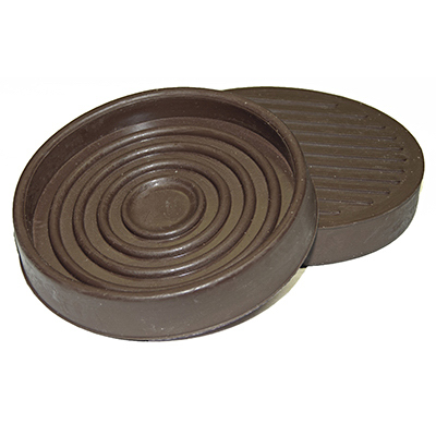 TG 2PK 3" Brown Rubber Cups
