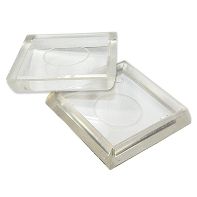 TG 4PK 1-7/8" Clear Square Cup