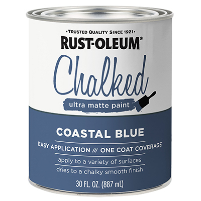 Rustoleum Chalked Coastal Blue Paint 30oz
