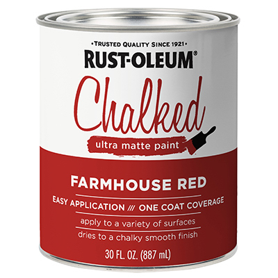 30OZ Red Chalked Paint