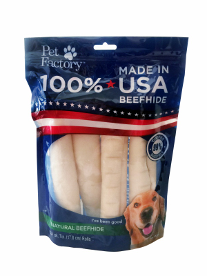 4PK 7Beef Roll Dog Chew