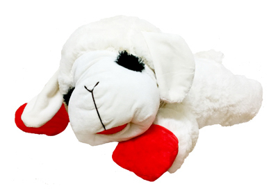 24" Lamb Chop Dog Toy