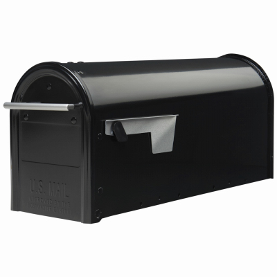 BLK STD Post Mailbox