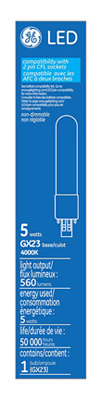 GE 5W WHT Gx253 Bulb