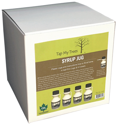 4PK 1/2PT Syrup Jugs