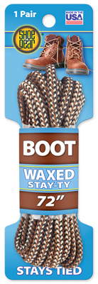 Shoe Gear 311-42 Waxed Boot Lace, 72 in L