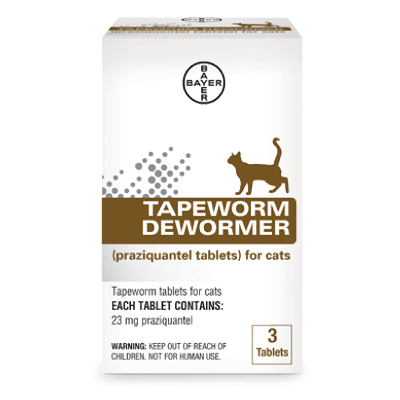 Tapeworm Dewormer Tablets for Cats