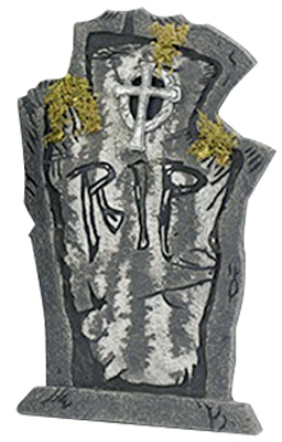22" RIP Tombstone