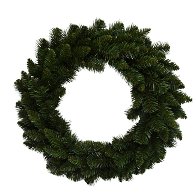 HW 24" GRN Art Wreath