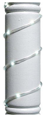 15' Clear Tube w/White LED Set