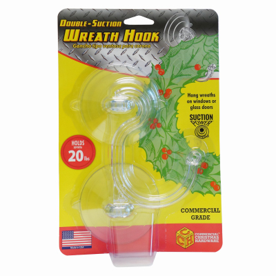 DBL Suction Wreath Hook