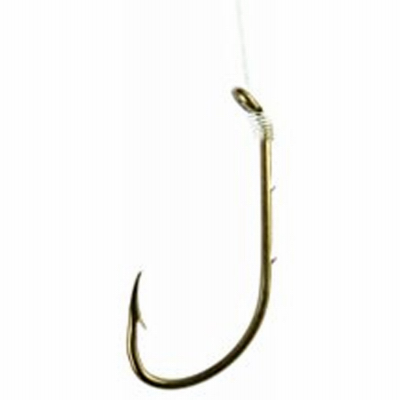 6PK SZ6 Snelled Hook