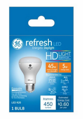 GE 5W Daylight R20 Refresh Bulb