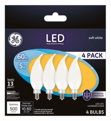 GE 5W Frosted LED Bulb