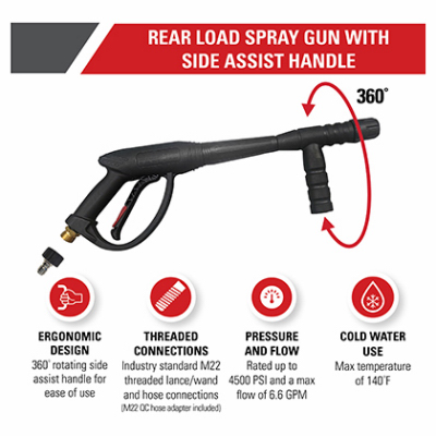 4500PSI Side Spray Gun 80148