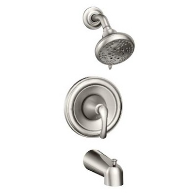 Nickel Single Tub/Shower Faucet