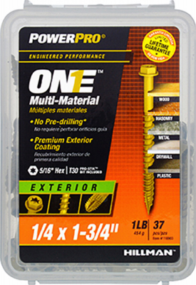 56PK1/4x1-3/4 EXT Screw