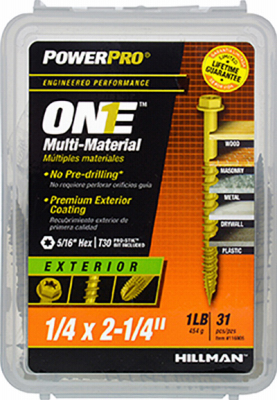 46PK1/4x2-1/4 EXT Screw