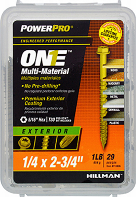 37PK1/4x2-3/4 EXT Screw