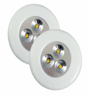 2PK WHT LED Util Light