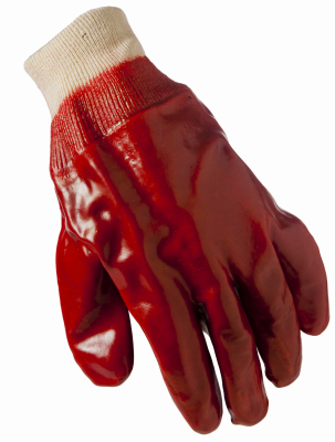 LG Mens Red PVC Glove