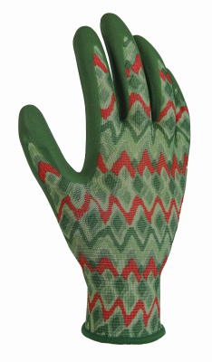 BTP 30027-26 Garden Gloves, Women's, L, Latex Coating, Green