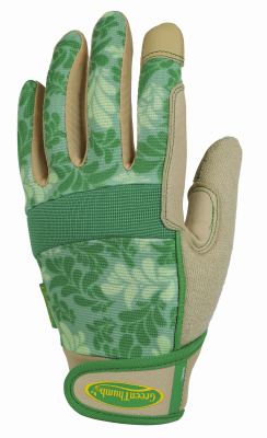 TRUE GRIP 30017-23 Work Gloves, Women's, L, Reinforced Thumb, Hook and Loop
