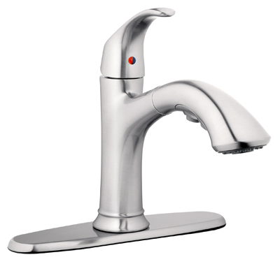 HP Nickel Pull Down Kitch Faucet