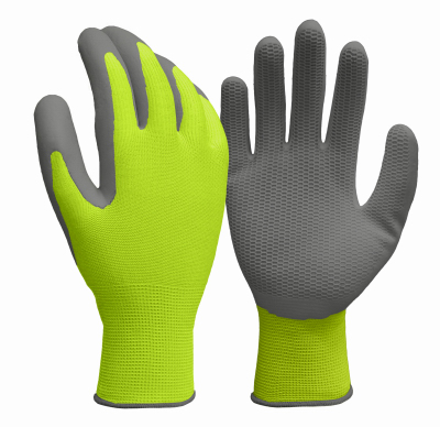 Large Mens Yellow Hi-Vis Glove