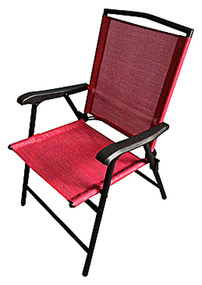 FS RED STL FLD Chair