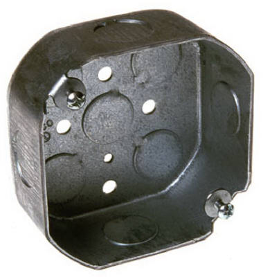 4x1-1/2" Steel Octagon Box