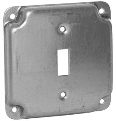 4" Squ Steel Toggle Switch Cover