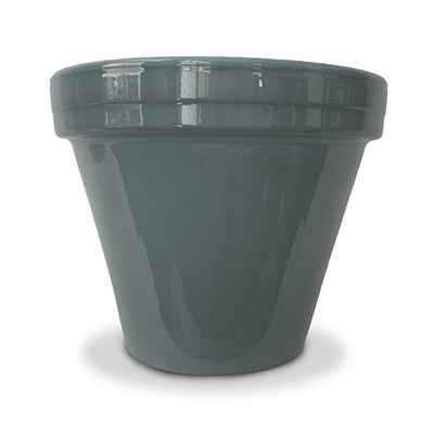 8.5" GRY Cera Planter