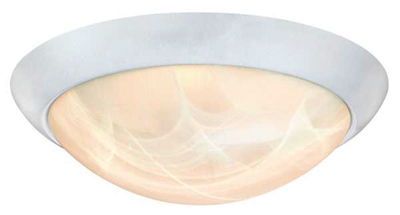 11" White Ceiling Fixture