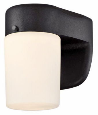 1LGT BLK Wall Lantern