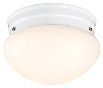 7-1/4" WHT Ceil Fixture