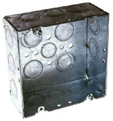 4-11/16x2-1/8" Steel Square Box