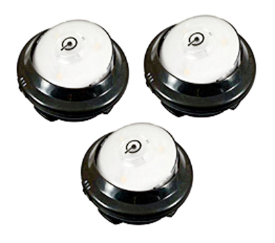 3PK GRY Swiv Puck Light