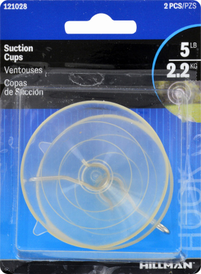 2Pk Large Clear Suction Cup